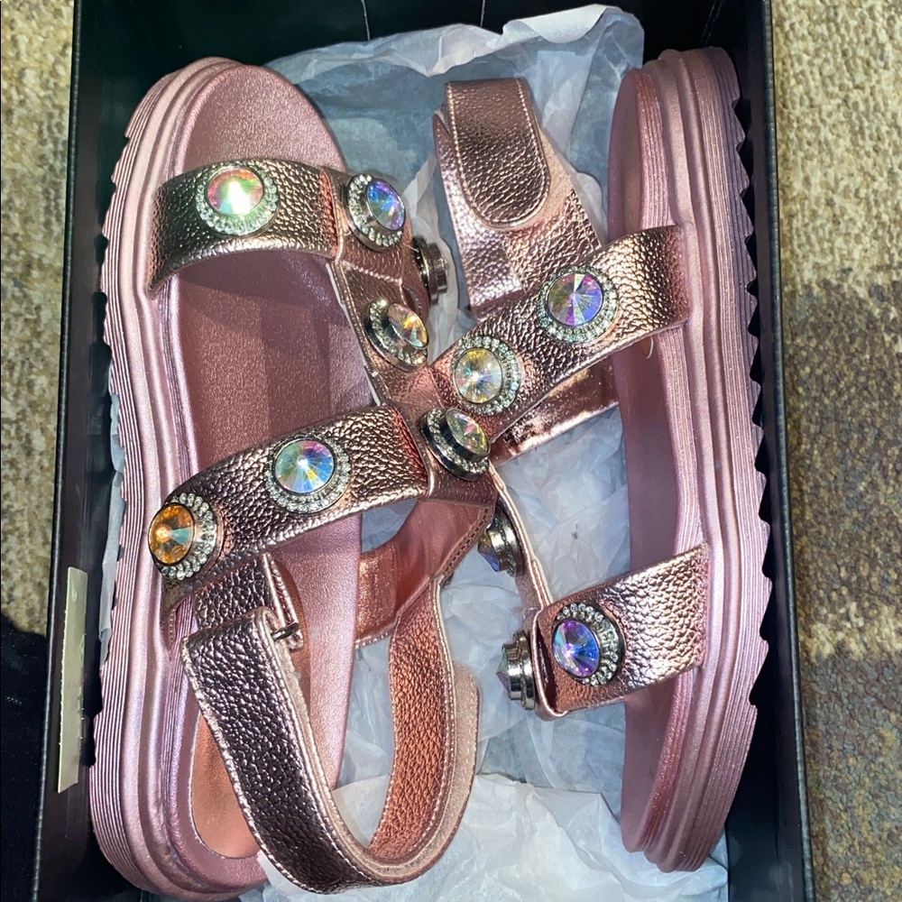 Kurt Geiger Mini Orson Crystal Sandal